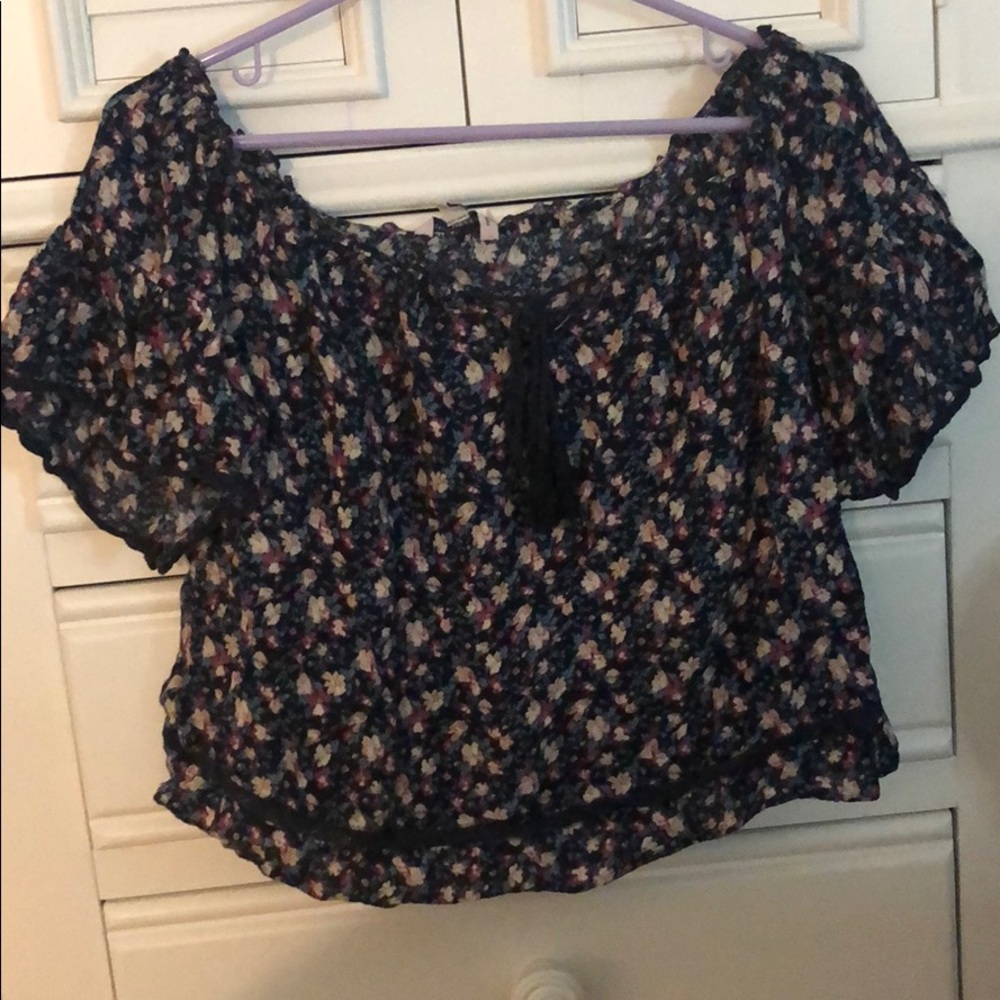 Floral Off the Shoulder Blouse